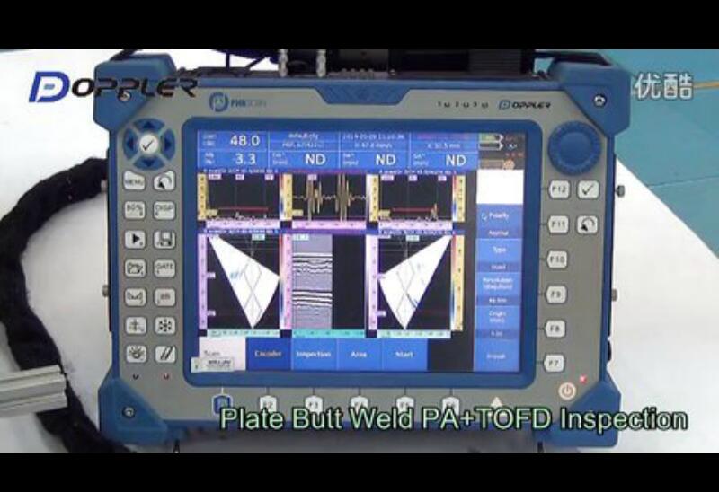 壓力容器板、管對(duì)接焊縫的相控陣+TOFD檢測(cè)（FC-02掃查器）